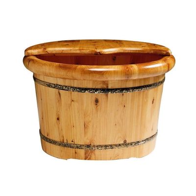 ASerZenith Solid Wood Foot Bath Tub