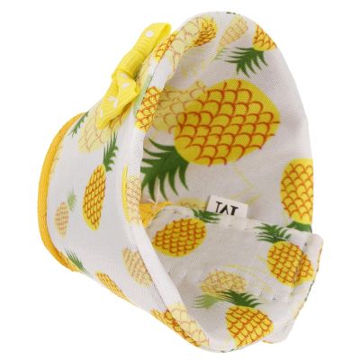 LIGHTAOTAO Yellow Fabric Protective Collar for Parrots, Anti-Bite Neck Ring