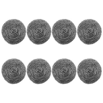 HAKIDZEL 8-Piece Stainless Steel Ball Scrubbers for Pots