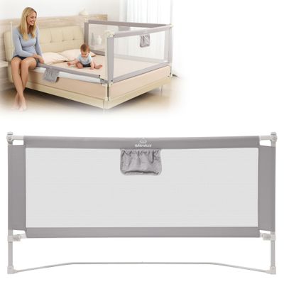 Baby Bed Rail, 140 cm, Foldable, 5-Minute Installation