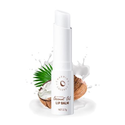 Coconut Lip Balm for Very Dry Lips with Squalane