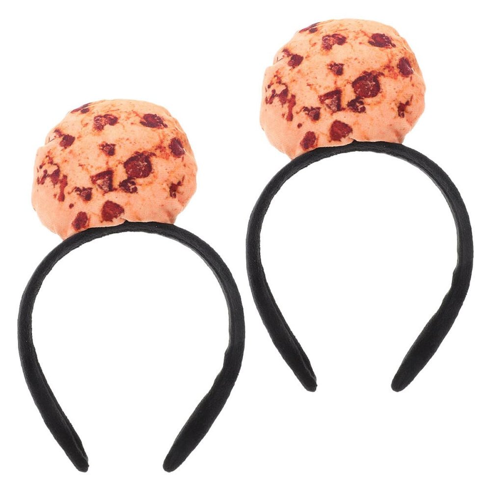 HEATSHAKING Realistic Cookie Headbands, 2-Pack