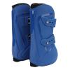 Segrehy Horse Front-Leg Support Boots, Durable PU-Neoprene Protective Training and Jumping Boots, Blue, XL view 4