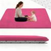 Stqyeiw 3 cm Thick Baby Play Rug, Memory Foam Crawling Mat, Rose Red, 70 x 200 cm view 1
