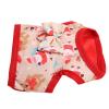 shenruifa Rabbit Vest Harness and Leash Set, Cute Santa Pattern, Small Pet Christmas Party Costume (M) view 3