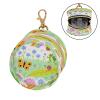 Colorful Butterfly Rainbow Flower Bee Baby Girl Pacifier Pouch with Zipper and Clip view 2