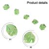Decorative Acrylic Stones for Aquariums and Vases, 150 pcs, Grass Green view 3
