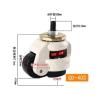 1-Piece GD-40F/40S/60F/60S/80F/80S/100F/100S Height-Adjustable Casters with Flat Mounting Plate, Heavy-Duty Industrial Design (1-Piece GD-40S) view 2
