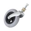 6-Inch Gray PU Inflatable Wheelchair Replacement Front Wheel view 3