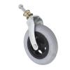 6-Inch Gray PU Inflatable Wheelchair Replacement Front Wheel view 4