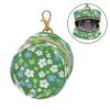 Trendy Baby Pacifier Pouch with Zipper and Clip, Green, White and Blue view 2