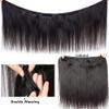 Straight Brazilian Human Hair Bundles, 8–30 Inches, Jet Black, 18/18/18/18 view 3