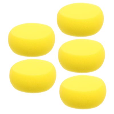 Toyvian 5-Piece Yellow Pet Bath Sponge Set