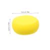 Toyvian 5-Piece Yellow Pet Bath Sponge Set view 2