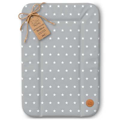 Waterproof, Washable Changing Mat 70 x 50 cm – Stars and Gray