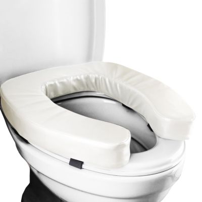 Raised Toilet Seat for Seniors, Non-Slip Ergonomic Support