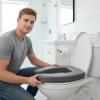 Toilet Seat Riser for Seniors - Ergonomic, Portable, Non-Slip view 2