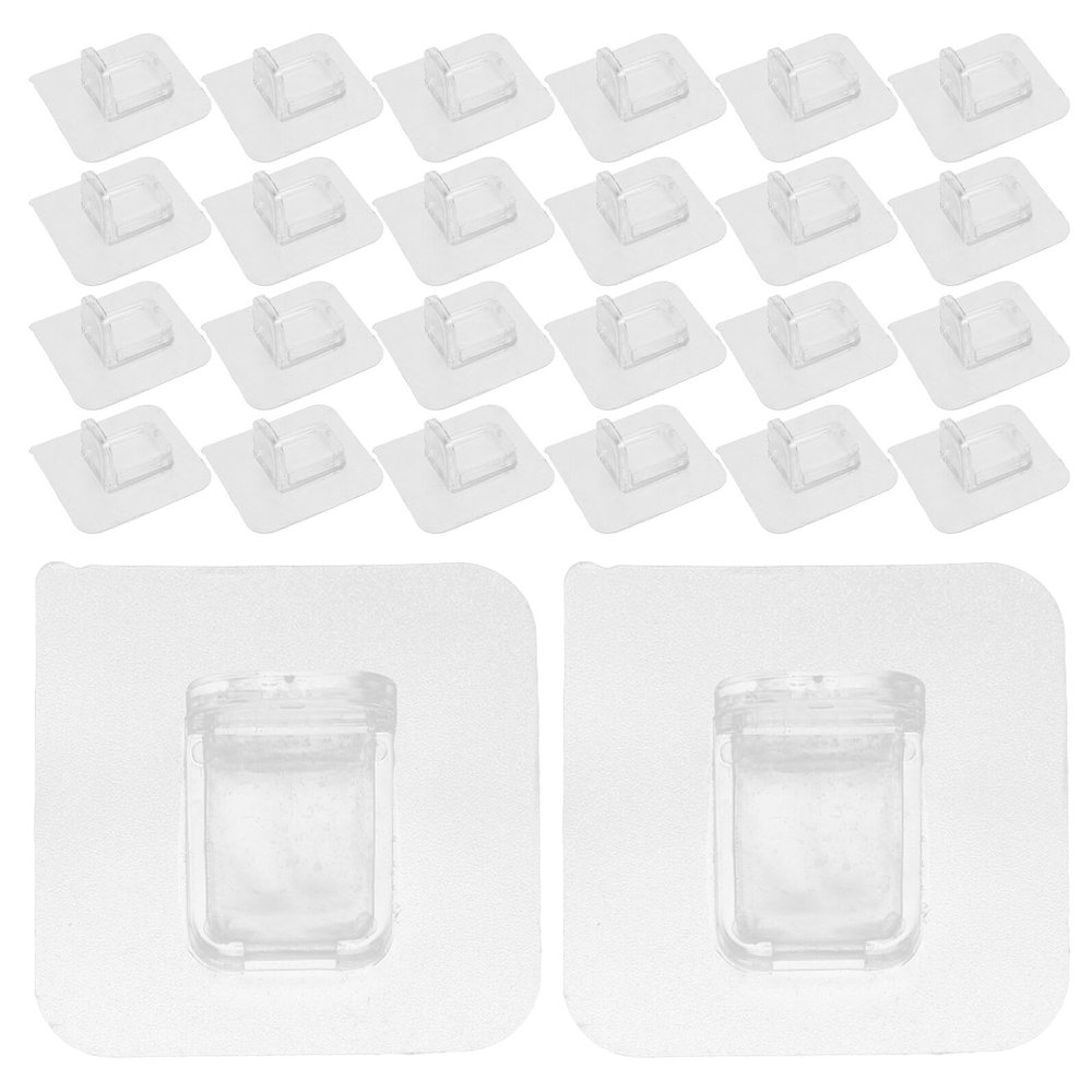 LOLIPPYY 50-Pack Playpen Stabilizers with Non-Slip Adhesive Clips
