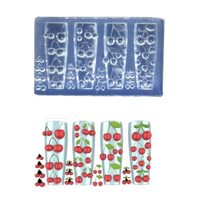 Flexible Flower Nail Art Silicone Mold