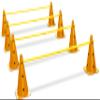 HAEST Plug-In Hurdle Set, 160 cm, Height-Adjustable view 1
