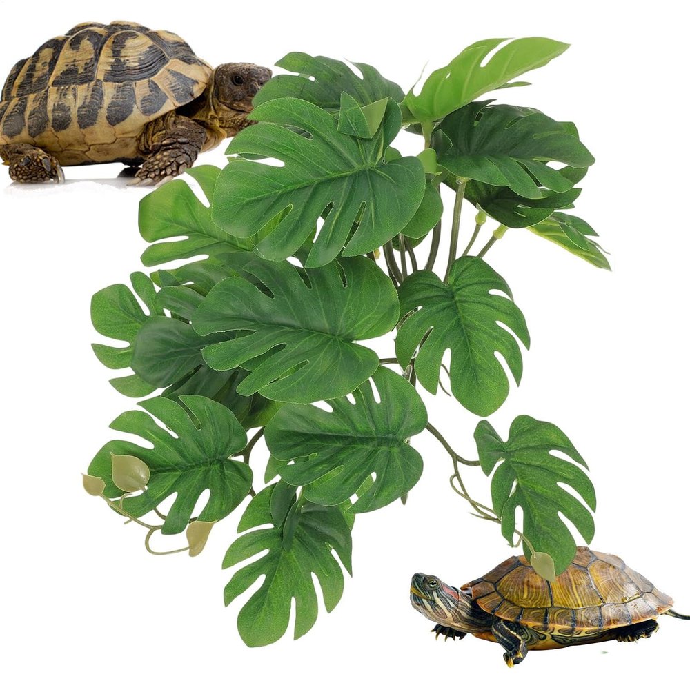 Artificial Plants for Reptiles with Base for Amphibians and Lizards