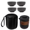 TOVINANNA Portable Ceramic Gongfu Tea Set with Cups view 1