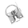 4-Piece Horse Tie Rings with Screw Mounting for Stable Walls view 2