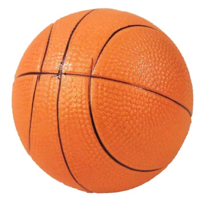 Happet Glitter Basketball for Dogs 9cm Orange