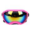 Jiawu Dog Sunglasses for Large Dogs, Pink Frame with Red Lenses view 1