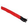 HUSHUI Horse Tail Bag, Nonwoven Tail Protector with Fringe Design and Hook-and-Loop Closures, Red view 4