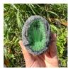 REIUAFWYGV Green Geode Egg, 100–150 g, 1 pc. view 1