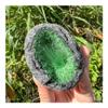 REIUAFWYGV Green Geode Egg, 100–150 g, 1 pc. view 4