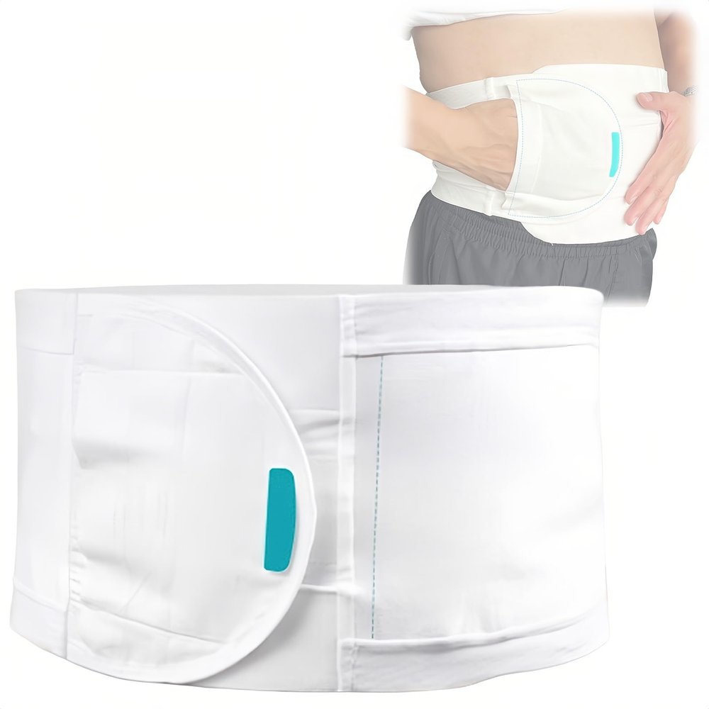 Stoma Support Belt, 16.5 cm Wide, Adjustable, XXX-Large