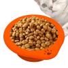 Collapsible Dog Bowl, Portable 300 ml Expandable Food Bowl view 1