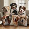 Noonedibs Custom-Shaped Pillow, Personalized Photo Gift, 3 Sizes, Pet Memorial Gift view 2