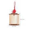 Ciieeo Portable Bamboo Cage for Grasshoppers and Insects, Reusable, Easy to Use, Natural Exploration Cage for Home and Children, Khaki view 2