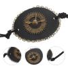 TOYANDONA Retro Gear-Design Eyepatch in PU Leather and Aluminum Alloy, Lightweight and Comfortable Eye Cover for Adults, Halloween Party, Random Color view 3