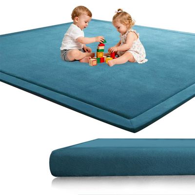 Voxirum Premium Baby Play Mat, 2 cm Extra-Thick Soft Foam, Blue Stone, 80 x 150 cm
