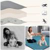 Voxirum Premium Baby Play Mat, 2 cm Extra-Thick Soft Foam, Blue Stone, 80 x 150 cm view 3
