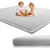 Voxirum Premium Baby Crawling Mat, 2 cm Extra Thick Soft Play Mat, Non-Slip, Gray, 180 x 350 cm view 1