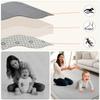 Voxirum Premium Baby Crawling Mat, 2 cm Extra Thick Soft Play Mat, Non-Slip, Gray, 180 x 350 cm view 3