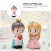 Princess Cake Decoration, Resin, 1 Piece, Blue view 3