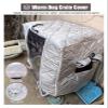 Outdoor Dog Crate Cover, Waterproof and Windproof Insulated Winter Cover for Small Pets view 3