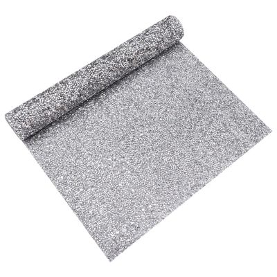 Angoily Shiny Foldable Plastic Nail Pad with Rhinestone Decoration
