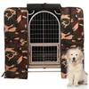 Waterproof Dog Crate Cover, Oxford Fabric, Camouflage view 1
