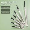 Stainless Steel Reptile Feeding Tongs with Rubber Tips, Straight and Curved view 4