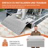Peviasot Aluminum Threshold Ramp, 270 kg Capacity, Non-Slip, with Handle, 60 x 70 x 10 cm view 4