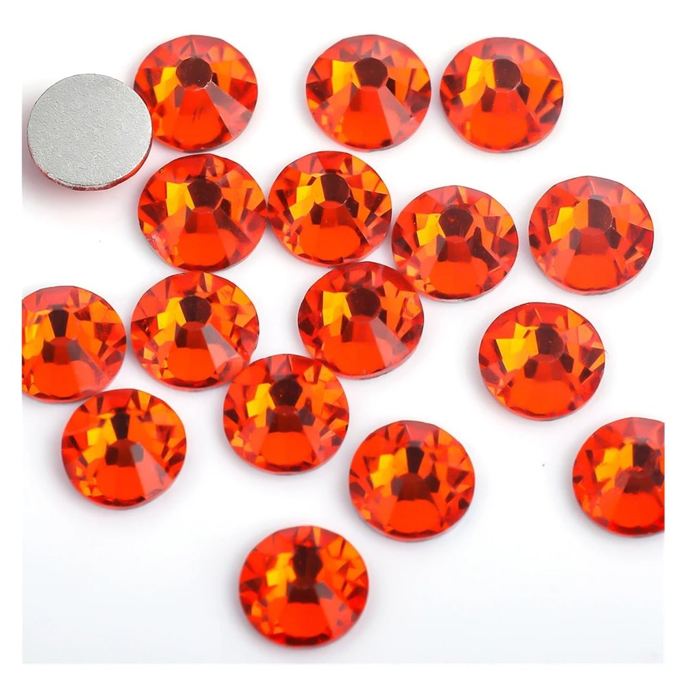 PULaif Resin Rhinestones, Crystal Nail Art Flat-Back Glass, Hyacinth, SS6, 1,440 Pieces