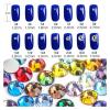 PULaif Resin Rhinestones, Crystal Nail Art Flat-Back Glass, Hyacinth, SS6, 1,440 Pieces view 4
