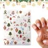3D Christmas Cartoon Nail Stickers view 1